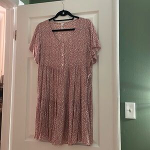 Daisy Shop Pink Animal Print Dress!